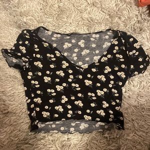 Shien flower crop top